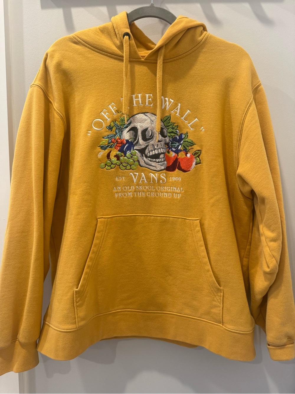 Vans “Off The Wall” Mustard Yellow Hoodie